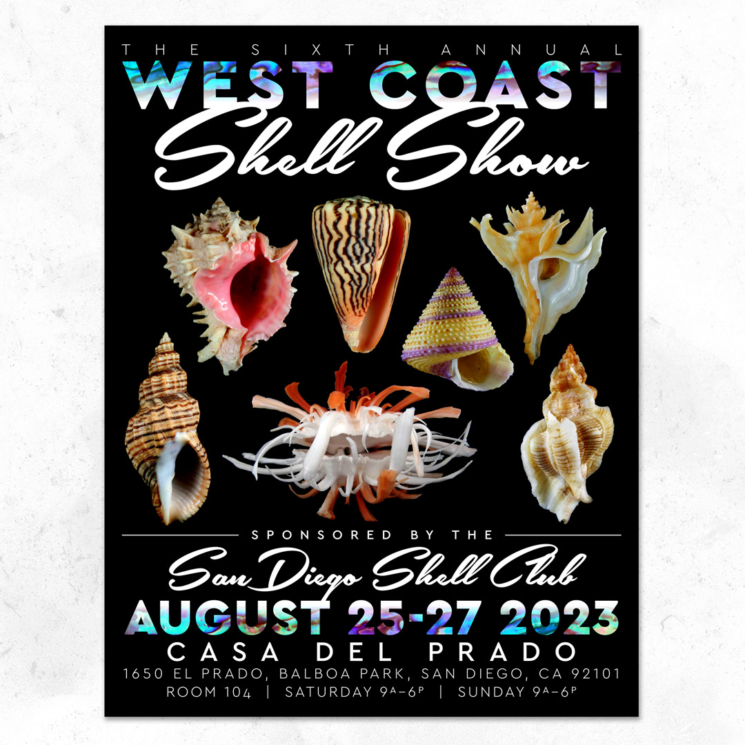 West Coast Shell Show Poster